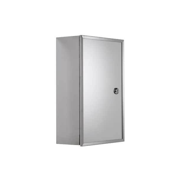 Croydex Trent 15-3/4 in. H x 9-21/25 in. W x 5-3/25 in. D Framed Lockable Surface-Mount Bathroom Medicine Cabinet Only