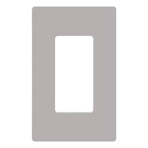 Claro 1 Gang Wall Plate for Decorator/Rocker Switches, Gloss, Gray (CW-1-GR) (1-Pack)