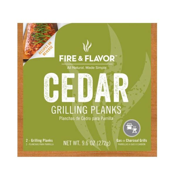Fire & Flavor 6 in. Small Cedar Grilling Planks