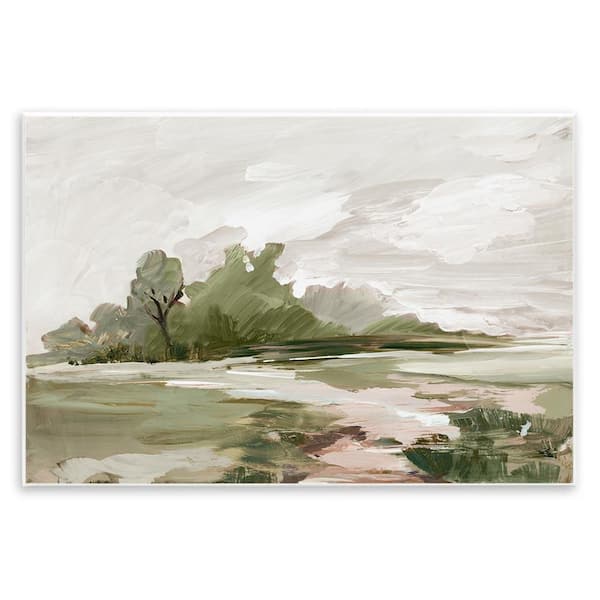 Stupell Industries Countryside with Distant Trees by Lera Unframed Nature Graphic Art Print 13 in. x 19 in.