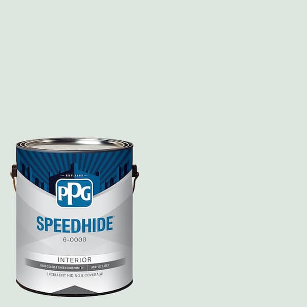 SPEEDHIDE 1 gal. PPG1133-1 Icicle Eggshell Interior Paint