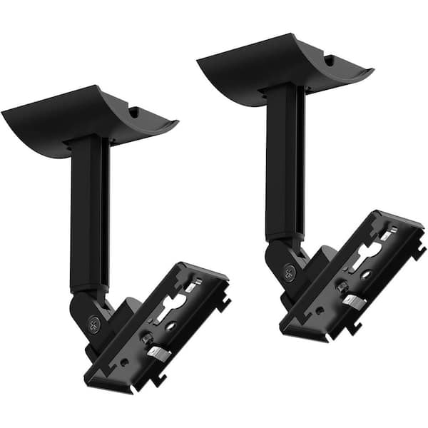 Adjustable Speaker Wall Mount Ceiling Mount for Cube UB-20 WB-50 Lifestyle Sound Touch Acoustimass Black (2-Pack)