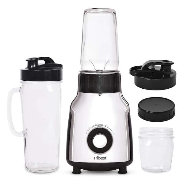 Tribest 42 oz. 4-Speed Chrome Personal Blender