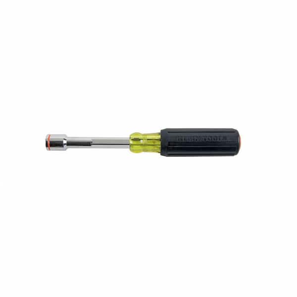 Klein Tools 9/16 in. Heavy Duty Magnetic Tip Nut Driver with 4 in. Hollow Shaft- Cushion Grip Handle
