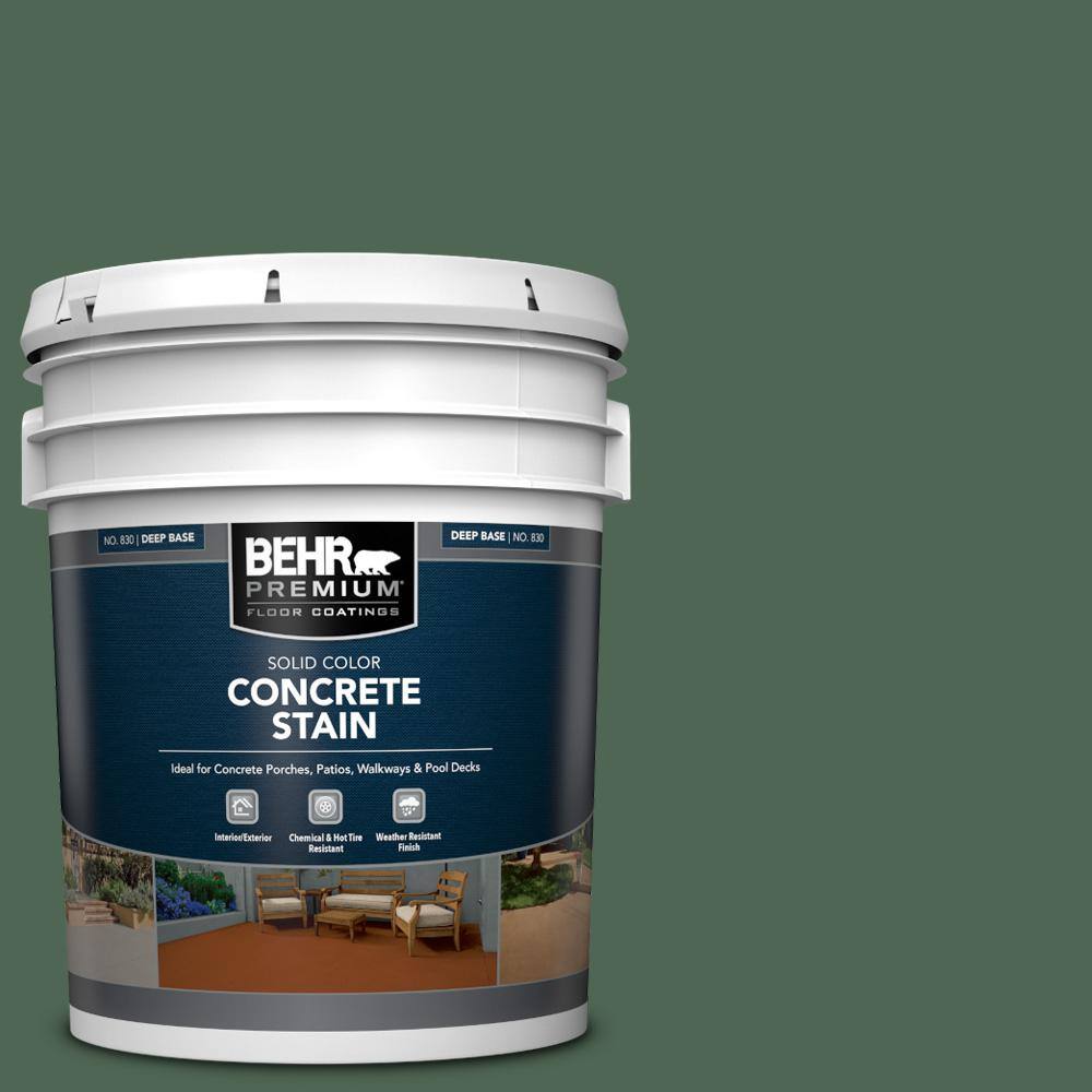 5 gal. #PFC-40 Green Solid Color Flat Interior/Exterior Concrete Stain price history on PriceWatchPro