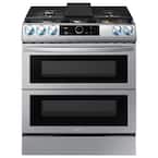 30 in. 6.3 cu. ft. Flex Duo Slide-in Dual Fuel Range with Air Fry in Fingerprint Resistant Stainless Steel