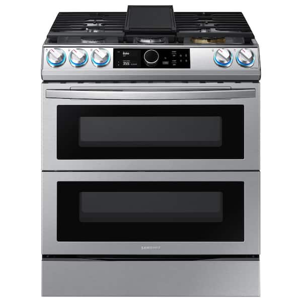 Samsung 30 in. 6.3 cu. ft. Smart Air Fry Convection Double Oven