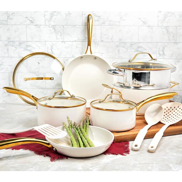Gotham Steel Natural Collection 15-Piece Aluminum Ultra