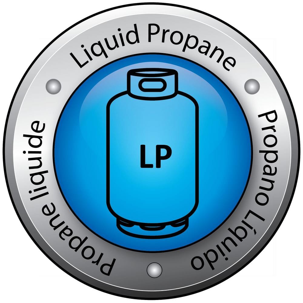 Silver Propane Convection Heater with Auto Shut-off