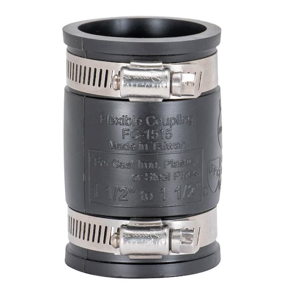 EASTMAN 1-1/2 in. x 1-1/2 in. PVC DWV Flexible Coupling