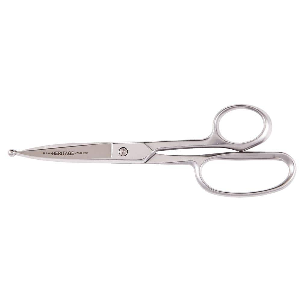 Klein Tools 5 in. Large Ring Embroidery Scissor G405LR - The Home Depot