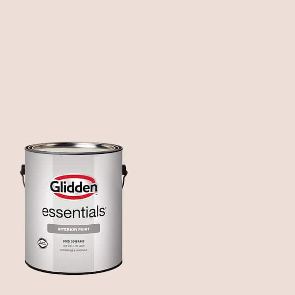 Glidden Essentials 1 gal. PPG1017-1 Touchable Flat Interior Paint ...
