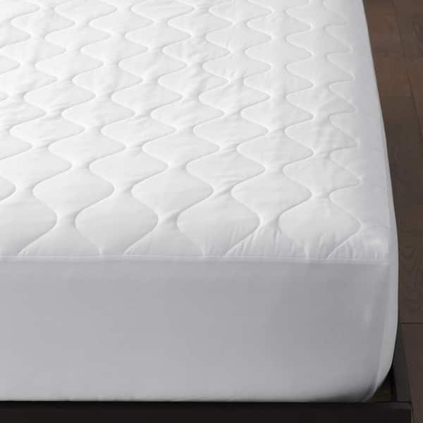 Company 11 in. Twin XL Cotton White Mattress Pad