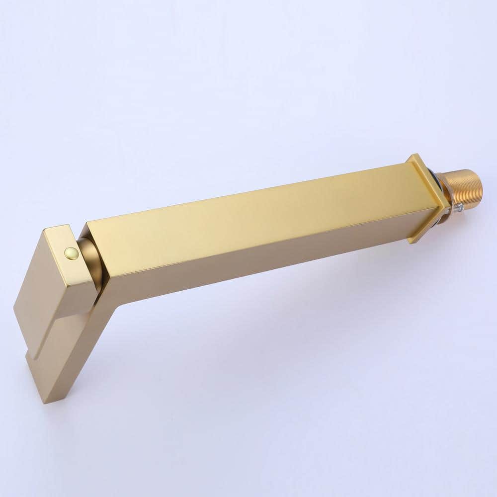Brushed Gold Single Handle Vessel Sink Bathroom Faucet