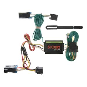 Custom Vehicle-Trailer Wiring Harness, 4-Way Flat, Select Chevrolet Express, GMC Savana 1500, 2500, 3500, T-Connector