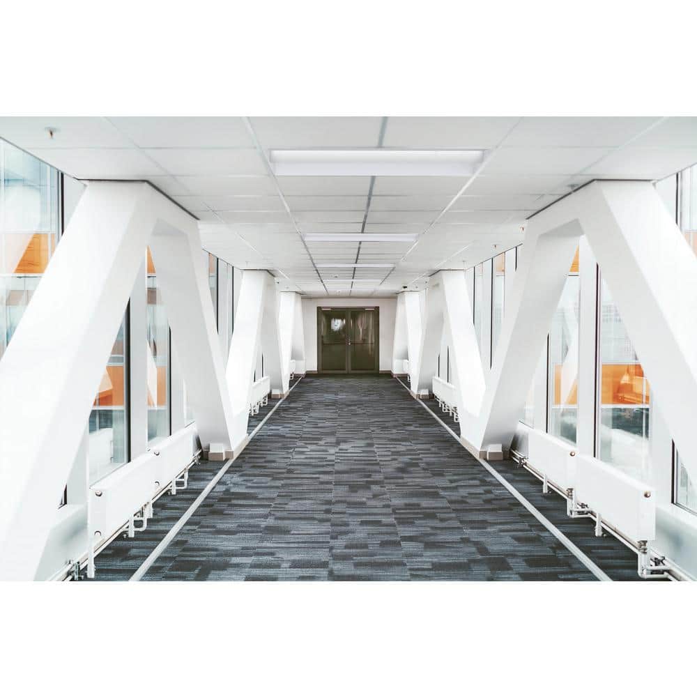 4-ft White LED Recessed Mount Indoor/Outdoor Light Fixture