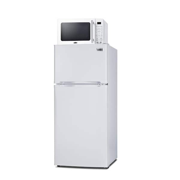 Summit Appliance 4.3 cu. ft. Top Freezer Refrigerator Microwave