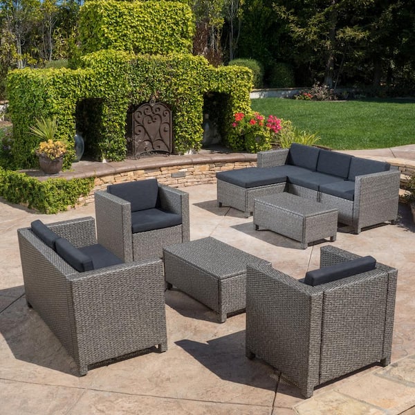 Piece Wicker Outdoor Sectional, Poundex Outdoor Furniture Reviews