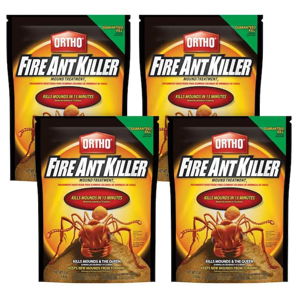 Fire Ant Killer Mound Treatment1 3 lb. Outdoor Lawn and Flower Garden Granular Fire Ant Killer (4-Pack)
