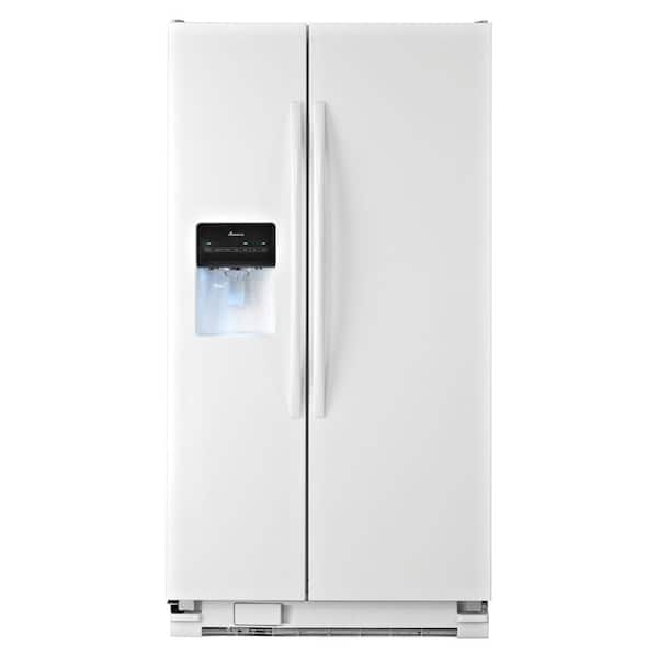 Amana 24.5 cu. ft. Side by Side Refrigerator in White