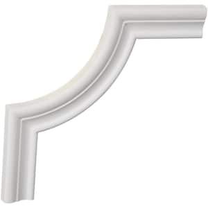 8 in. x 5/8 in. x 8 in. Urethane Stockport Panel Moulding Corner (Matches Moulding PML01X00ST)