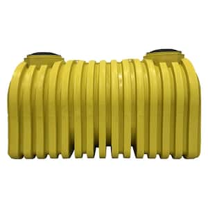 1500 Gal. Yellow Polyethylene Two Compartment Septic Tank