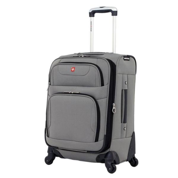 SWISSGEAR 20 in. Spinner Suitcase in Pewter
