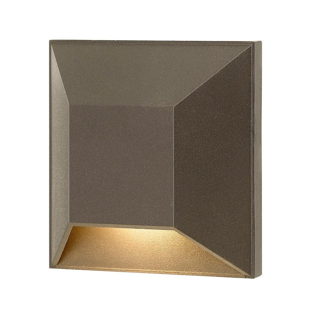 Sleek Bronze Nuvi LED Square Deck and Step Light