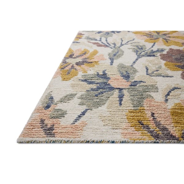Tilly Bone / Multi 2 ft. 3 in. x 3 ft. 9 in. Traditional Accent Rug