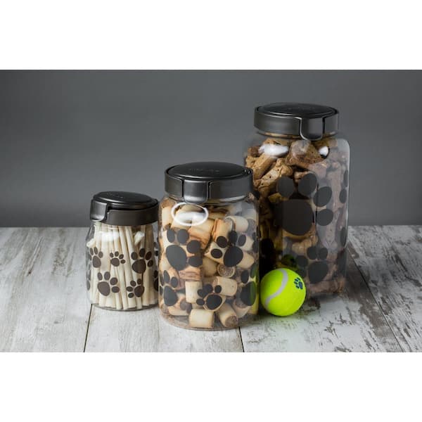 9.8-Cup Airtight Pet Food Storage Canister