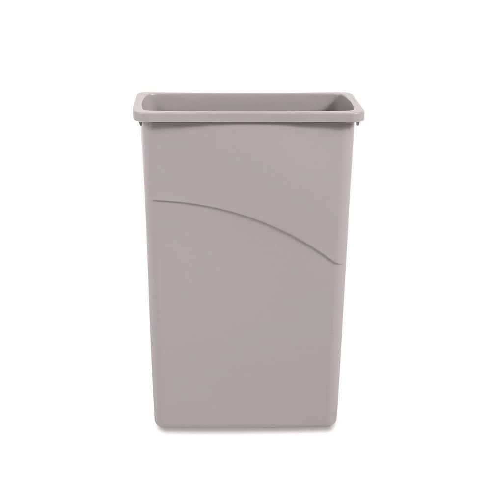 Slim Waste Container, 23 Gal., Gray, Plastic price history on PriceWatchPro