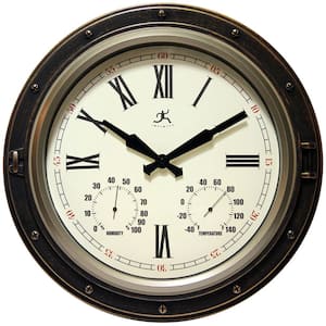 The Forecaster 16 in. x 16 in. Round Wall Clock