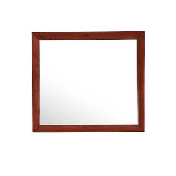 AndMakers Marilla 35 in. x 39 in. Modern Rectangle Framed Dresser Mirror