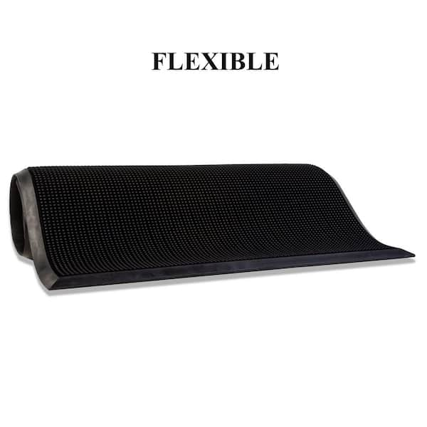 A1HC Heavy Duty Flexible 16 in. x 31 in. 100% Rubber Boot Mat