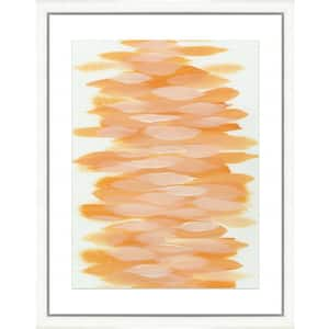 Orange Rhapsody Framed Archival Paper Wall Art (24 in. x 28 in. in full size)