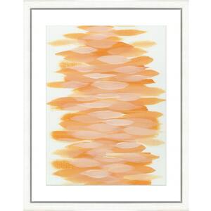 Orange Rhapsody Framed Archival Paper Wall Art (26 in. x 32 in. in full size)