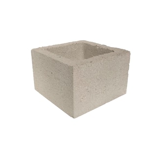 12 in. x 8 in. x 12 in. Gray Concrete Block