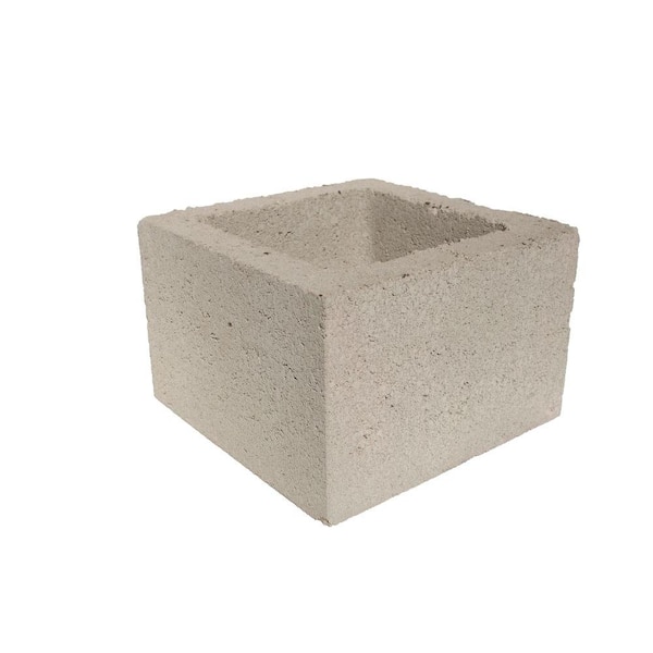Angelus Block 12 in. x 8 in. x 12 in. Gray Concrete Block
