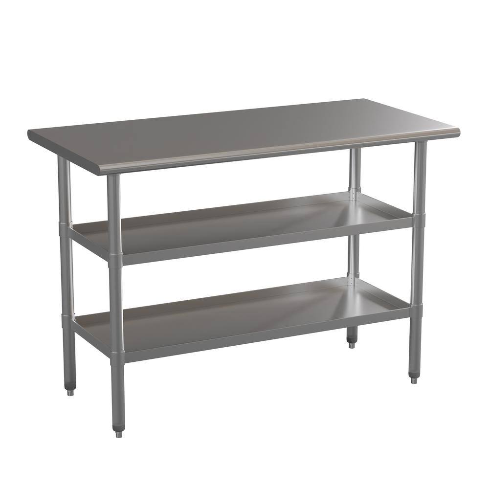 Silver Stainless Steel Metal 24 in. 4 Legs price history on PriceWatchPro
