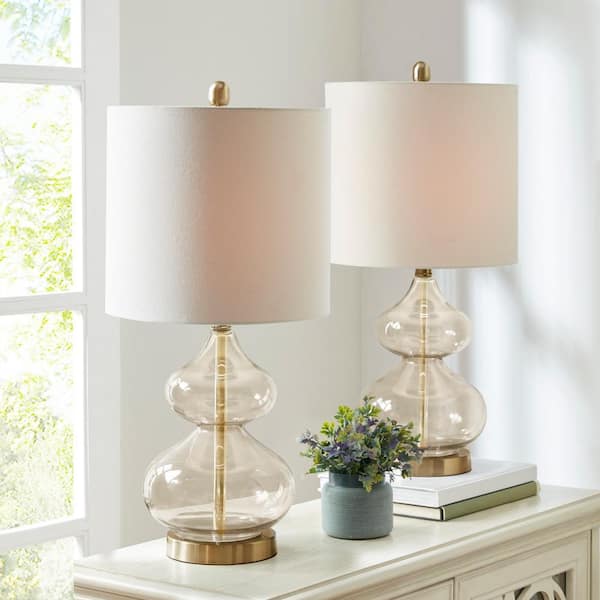 Ellipse 25.25 in. Gold Table Lamp