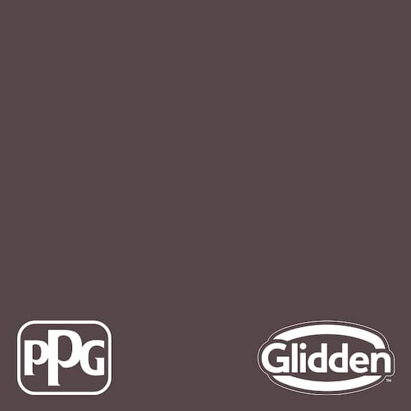 Glidden Essentials 1 gal. PPG1014-7 Black Walnut Semi-Gloss Exterior Paint