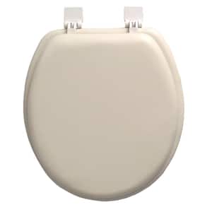 Ginsey Round Closed Front Soft Toilet Seat in Champagne Ivory