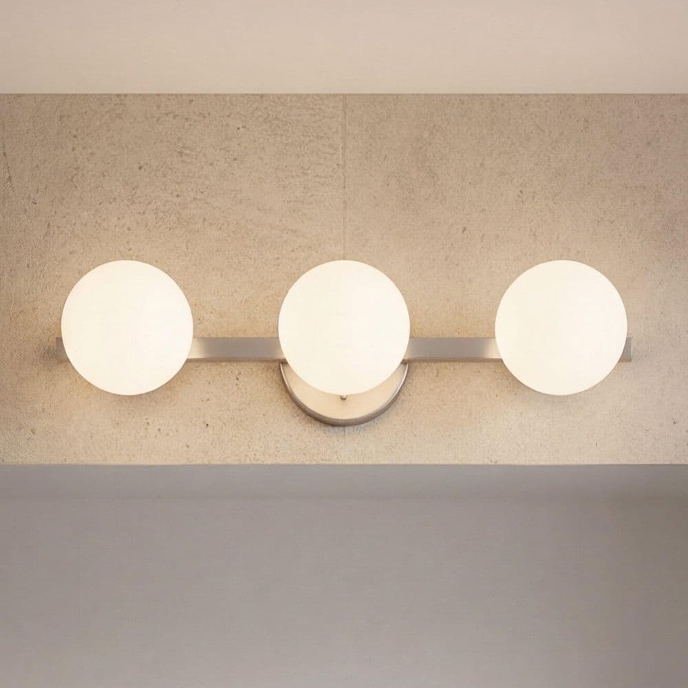 Adale 23-inch 3-light Brushed Nickel Vanity Light with Etched Opal Glass Shades price history on PriceWatchPro