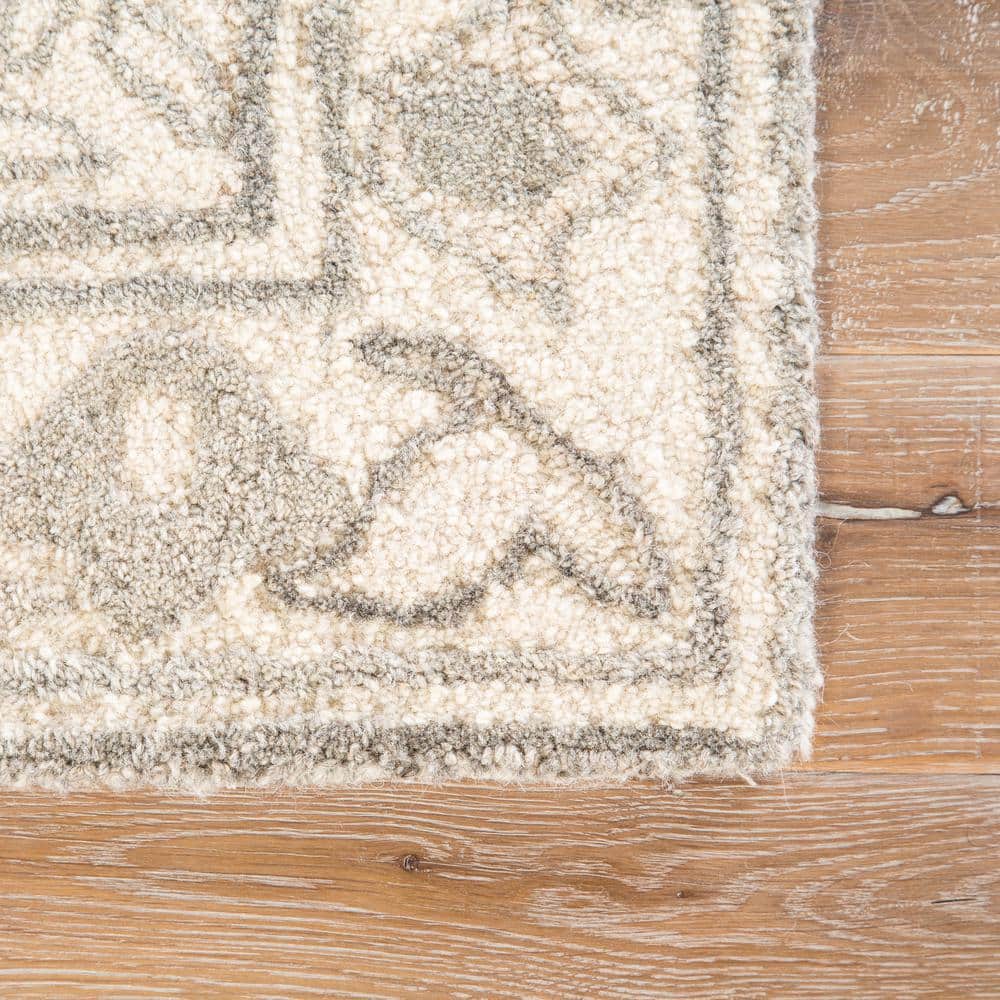 Bristol 9' x 12' Gray Wool Handmade Tufted Rug