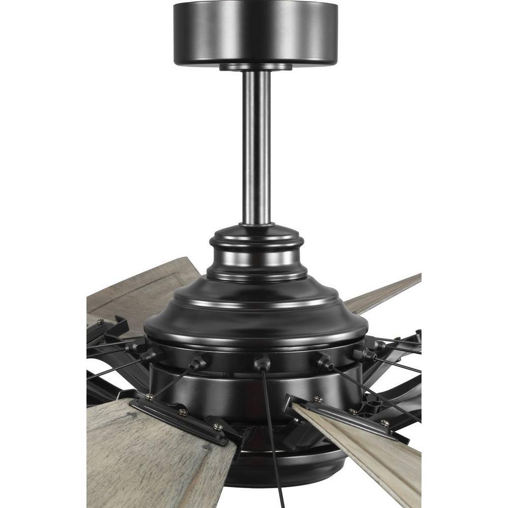 Matte Black 60" Windmill Ceiling Fan with Remote