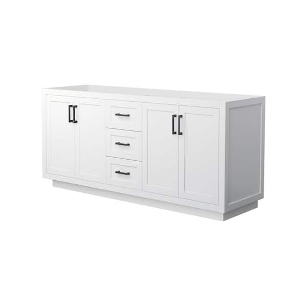 Miranda 71 in. W x 21.75 in. D Double Bath Vanity Cabinet Only in White