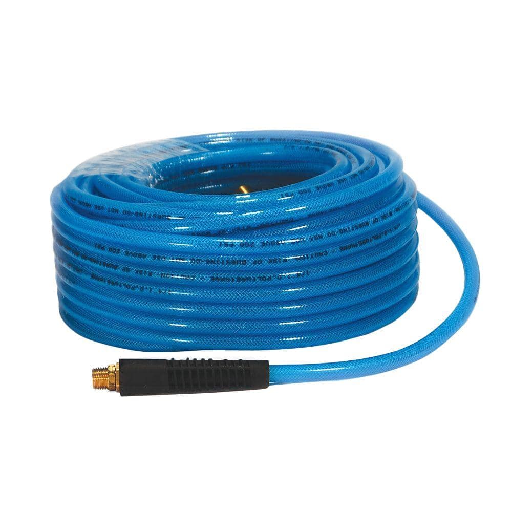 1/4 in. x 100 ft. 200 psi Reinforced Premium Polyurethane Air Hose with Field Repairable Ends