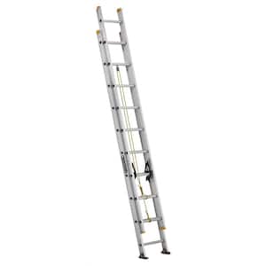 20 ft. Aluminum Extension Ladder with 250 lbs. Load Capacity Type I Duty Rating