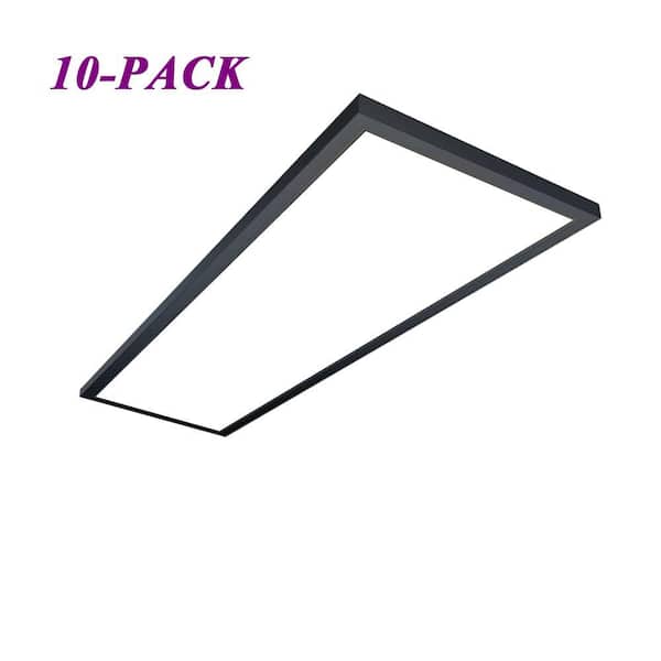 NuWatt 2 ft. x 4 ft. Surface Mount Integrated LED Panel, 120-277V, 3CCT ...