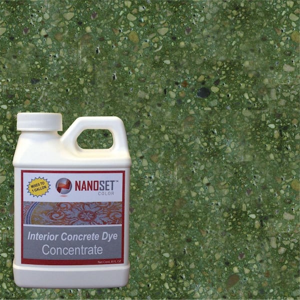 NanoSet Color 8-oz. Jade Interior Concrete Dye Stain Concentrate